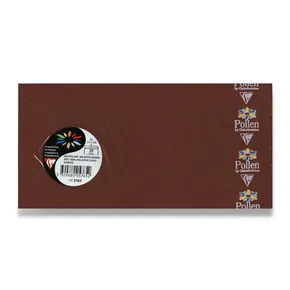 Farebná obálka Clairefontaine hnedá, DL [20 ks]