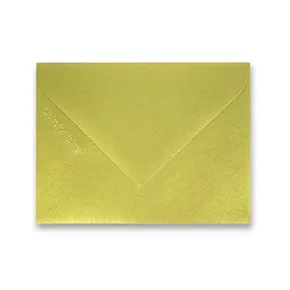 Farebná obálka Clairefontaine zlatá, 75 x 100 mm [20 ks]