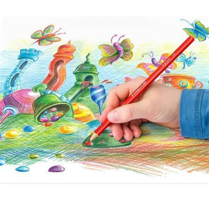Hlavný obrázok produktu Barevné pastelky "Ergo Soft", 12 barev, trojhranná, STAEDTLER