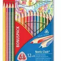 Ďalší obrázok produktu Farby "Noris Club", 12+4 farieb, trojhranné, STAEDTLER