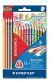 Farby "Noris Club", 12+4 farieb, trojhranné, STAEDTLER