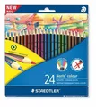 Farby "Noris Colour", 24 farieb, hranaté, STAEDTLER