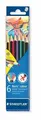 Farbičky "Noris Colour", 6 farieb, hranaté, STAEDTLER