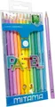 Farbičky PASTEL, 12 farieb, guľaté, MITAMA 62827