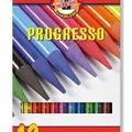 Ďalší obrázok produktu Farebné pastelky "Progresso 8756/12", 12ks, bez dreva, KOH-I-NOOR