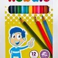 Ďalší obrázok produktu Farbičky, sada, 12 rôznych farieb, NEBULO