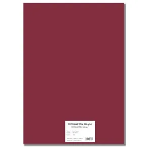 Farebný kartón EXTRA 300g 50x70cm bordó [10 listov]