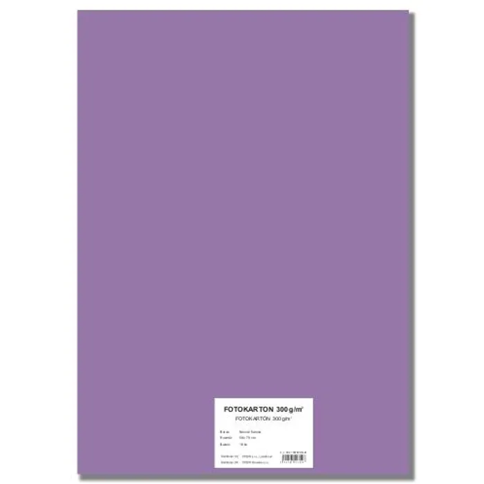 Hlavný obrázok produktu Barevný karton EXTRA 300g 50x70cm fialový [10 listů]