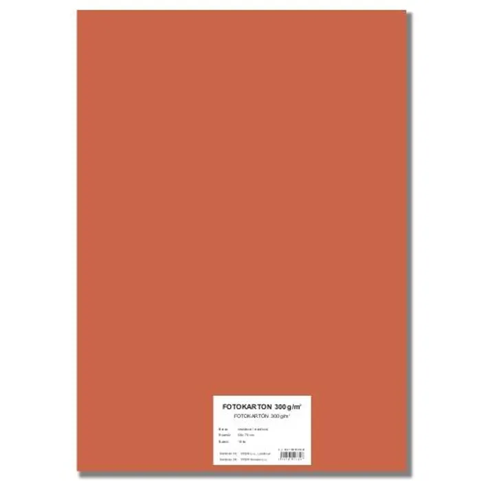 Hlavný obrázok produktu Barevný karton EXTRA 300g 50x70cm oranžový [10 listů]