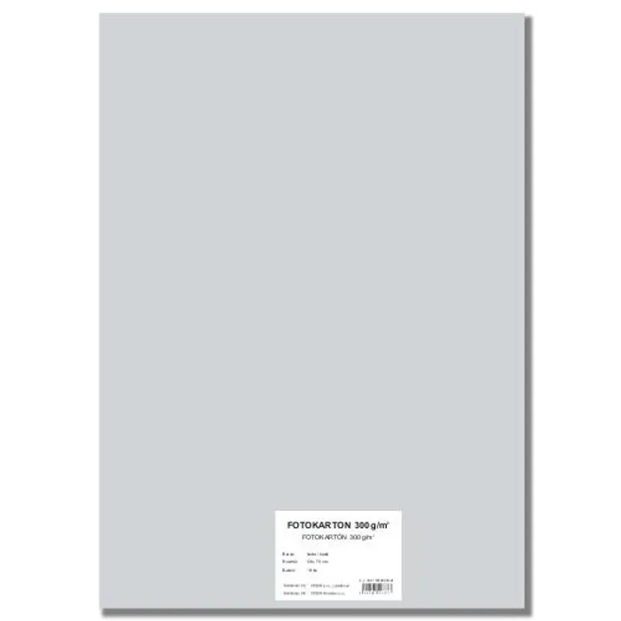Hlavný obrázok produktu Barevný karton EXTRA 300g 50x70cm šedý [10 listů]