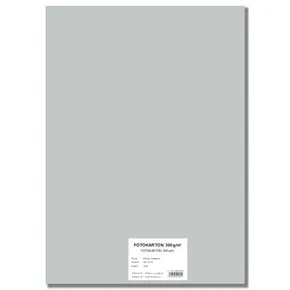 Farebný kartón EXTRA 300g 50x70cm strieborný [10 listov]
