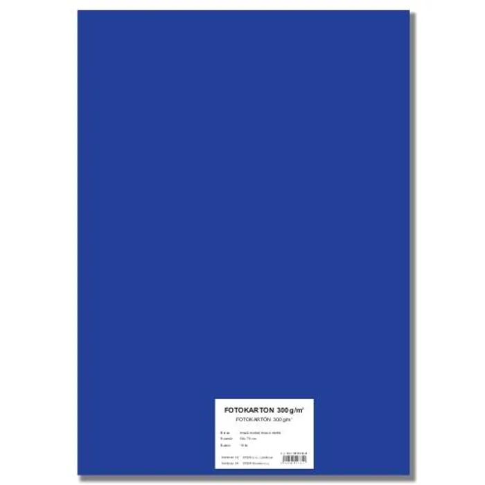 Hlavný obrázok produktu Barevný karton EXTRA 300g 50x70cm tmavě modrý [10 listů]
