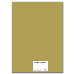 Farebný kartón EXTRA 300g 50x70cm zlatý [10 listov]