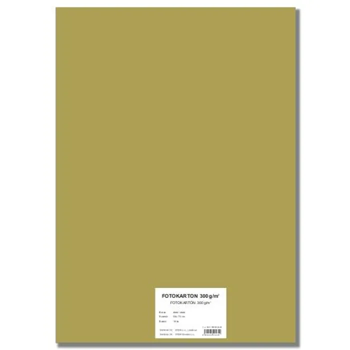 Hlavný obrázok produktu Barevný karton EXTRA 300g 50x70cm zlatý [10 listů]