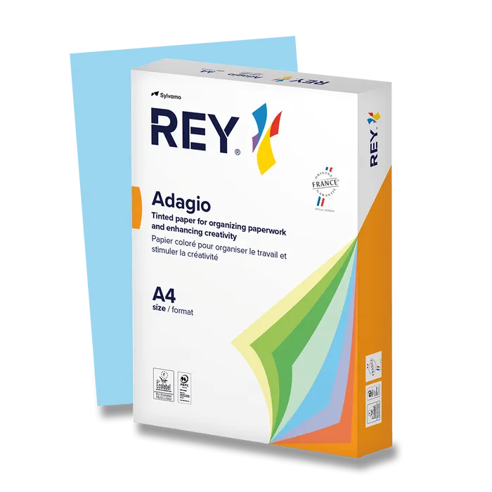 Hlavný obrázok produktu Barevný papír Rey Adagio modrý