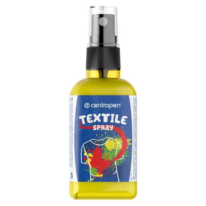 Hlavný obrázok produktu Barva na textil 1139 - spray 110ml žlutá