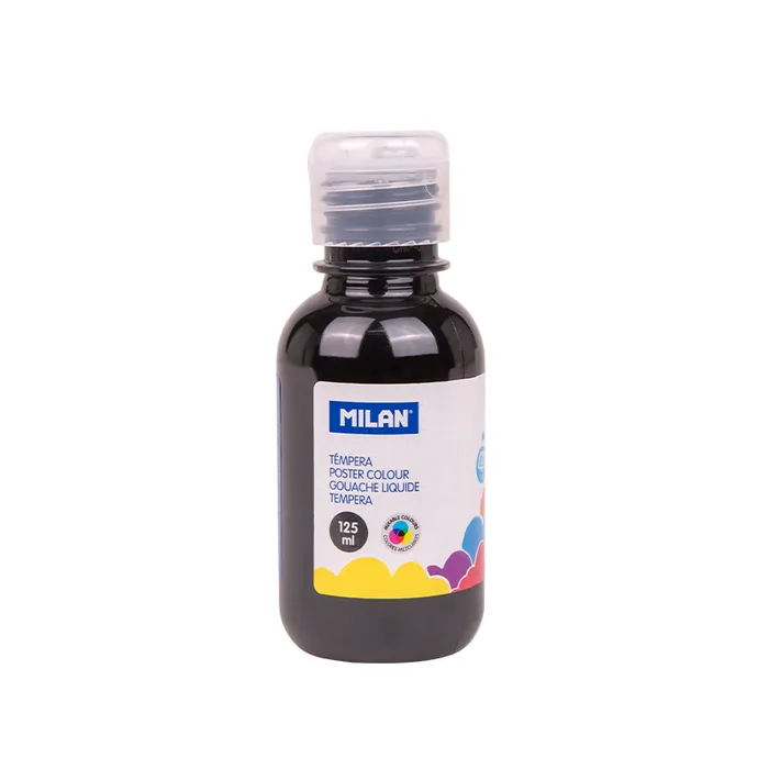 Hlavný obrázok produktu Barva temperové 125ml černá