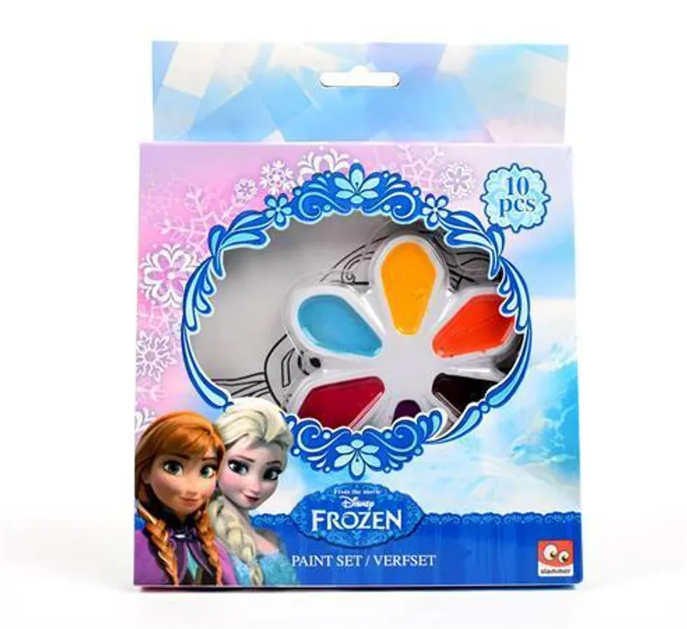Hlavný obrázok produktu Barvící sada, omalovánky a vodové barvy, CANENCO "Frozen"