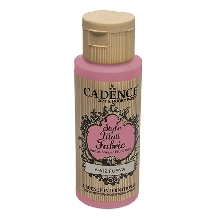 Hlavný obrázok produktu Barvy na textil Cadence Style Matt cyklaménová, 59 ml