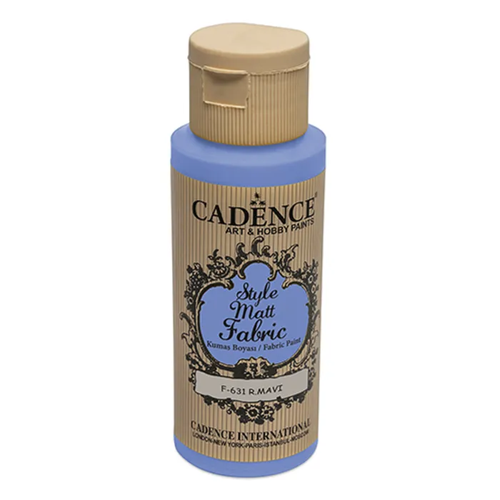 Hlavný obrázok produktu Barvy na textil Cadence Style Matt modrá, 59 ml