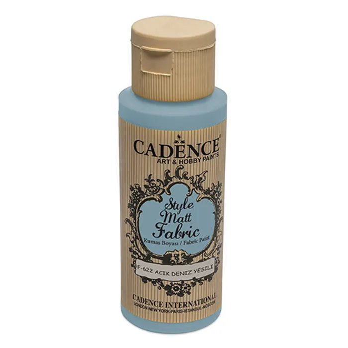 Hlavný obrázok produktu Barvy na textil Cadence Style Matt modrozelená, 59 ml