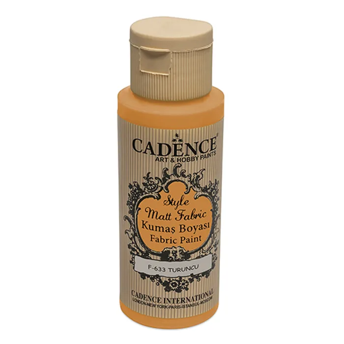 Hlavný obrázok produktu Barvy na textil Cadence Style Matt oranžová, 59 ml