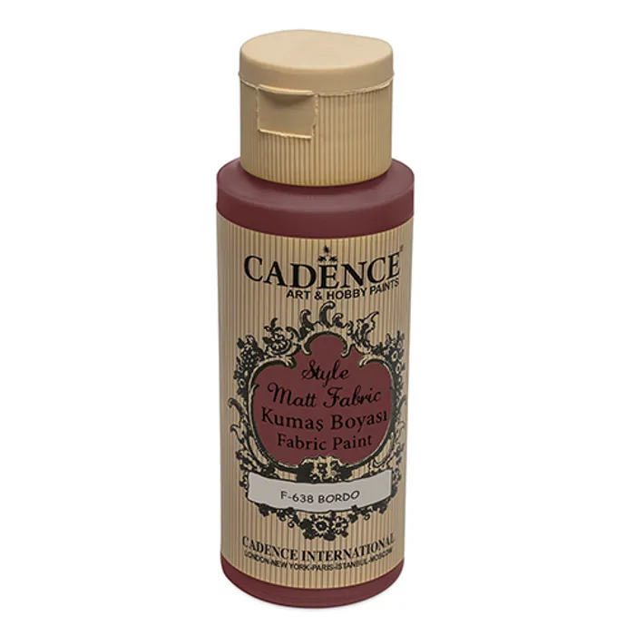 Hlavný obrázok produktu Barvy na textil Cadence Style Matt vínová, 59 ml