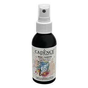 Farby na textil Cadence Your Fashion, čierna, 100 ml