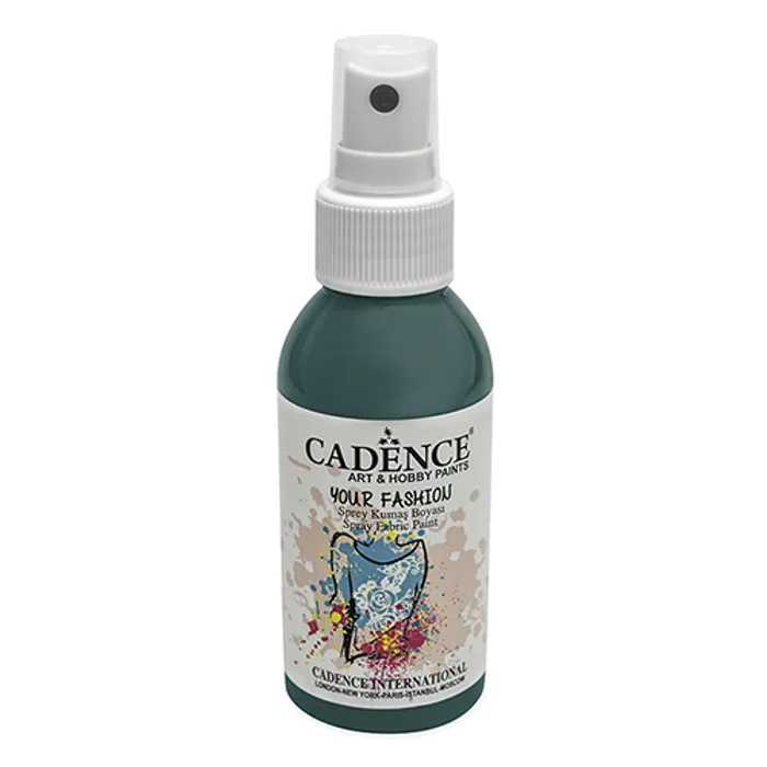 Hlavný obrázok produktu Barvy na textil Cadence Your Fashion, modrozelená, 100 ml