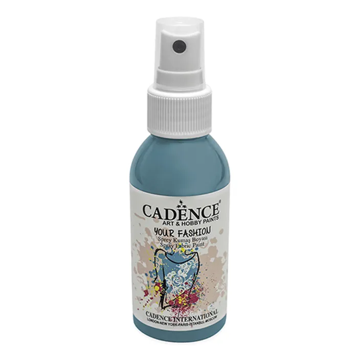 Hlavný obrázok produktu Barvy na textil Cadence Your Fashion, tyrkysová, 100 ml
