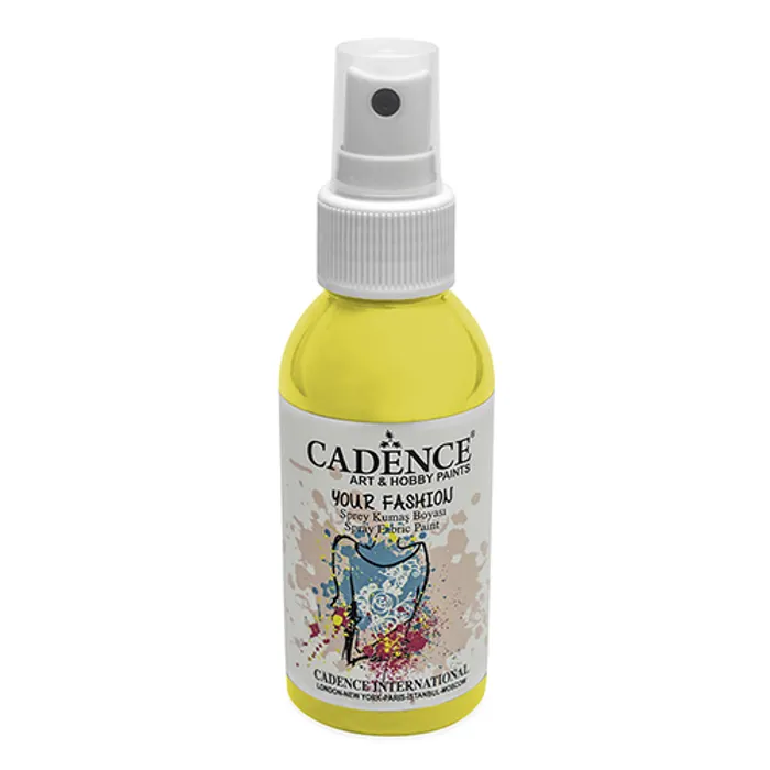 Hlavný obrázok produktu Barvy na textil Cadence Your Fashion, žlutá, 100 ml