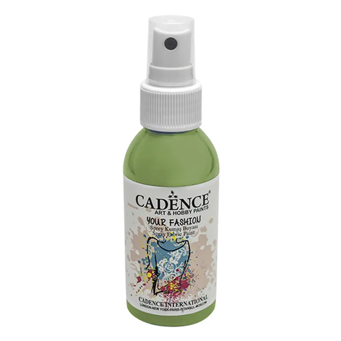 Hlavný obrázok produktu Barvy na textil Cadence Your Fashion, žlutozelená, 100 ml
