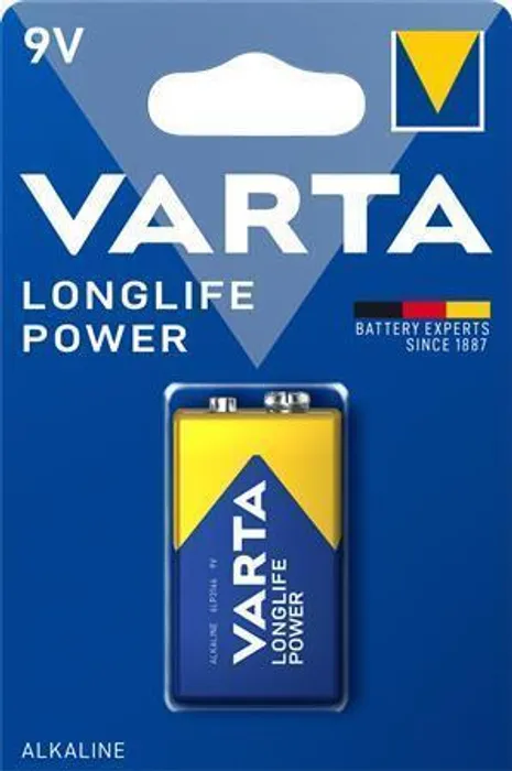 Hlavný obrázok produktu Baterie, 9V, 1 ks, VARTA "High Energy"