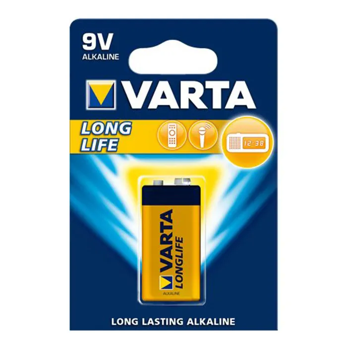 Hlavný obrázok produktu Baterie, 9V, 1 ks,VARTA "Longlife Extra"