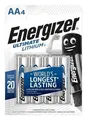 Batéria, AA (tužková), 4 ks, lítiová, ENERGIZER Ultimate Lítium