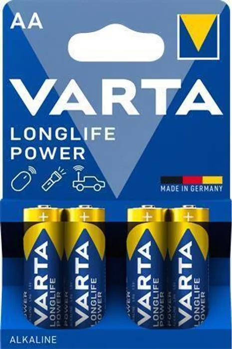 Hlavný obrázok produktu Baterie, AA (tužková), 4 ks, VARTA "High Energy"