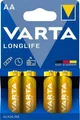 Batéria, AA (tužková), 4 ks, VARTA Longlife Extra