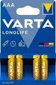 Batéria, AAA (mikrotužková), 4 ks v balení, VARTA Longlife Extra
