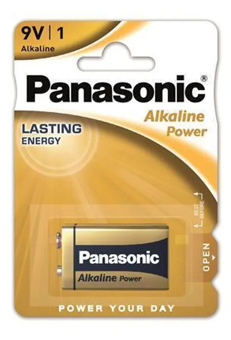 Hlavný obrázok produktu Baterie "Alkaline power", 9V, 1 ks, PANASONIC