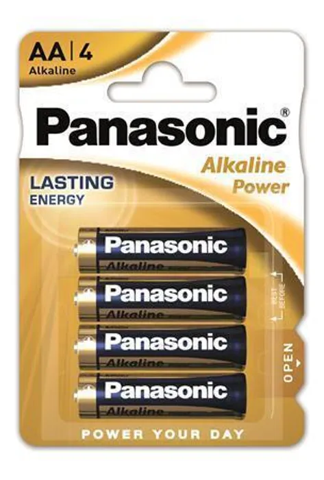 Hlavný obrázok produktu Baterie "Alkaline power", AA 4 ks, PANASONIC