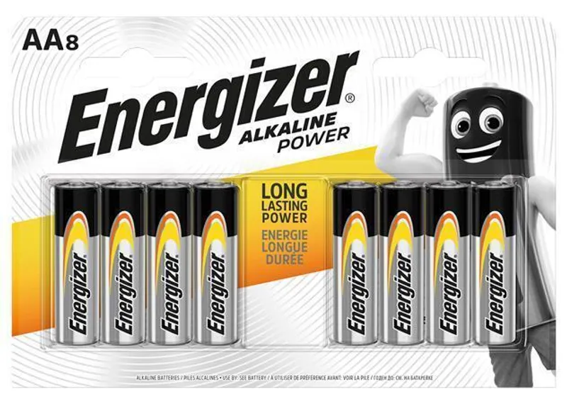 Hlavný obrázok produktu Baterie "Alkaline Power", AA (tužková), 8 ks, ENERGIZER