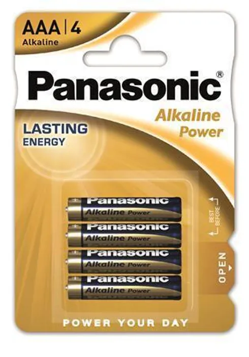 Hlavný obrázok produktu Baterie "Alkaline power", AAA 4 ks, PANASONIC