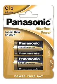 Batéria Alkaline power, C 2 ks, PANASONIC