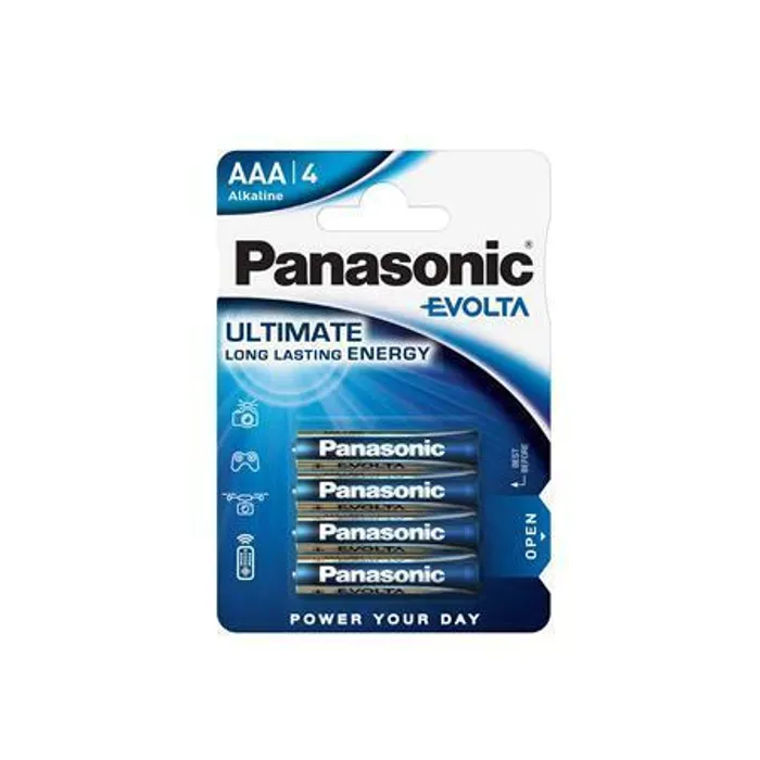 Hlavný obrázok produktu Baterie "Evolta", AAA 4 ks, PANASONIC