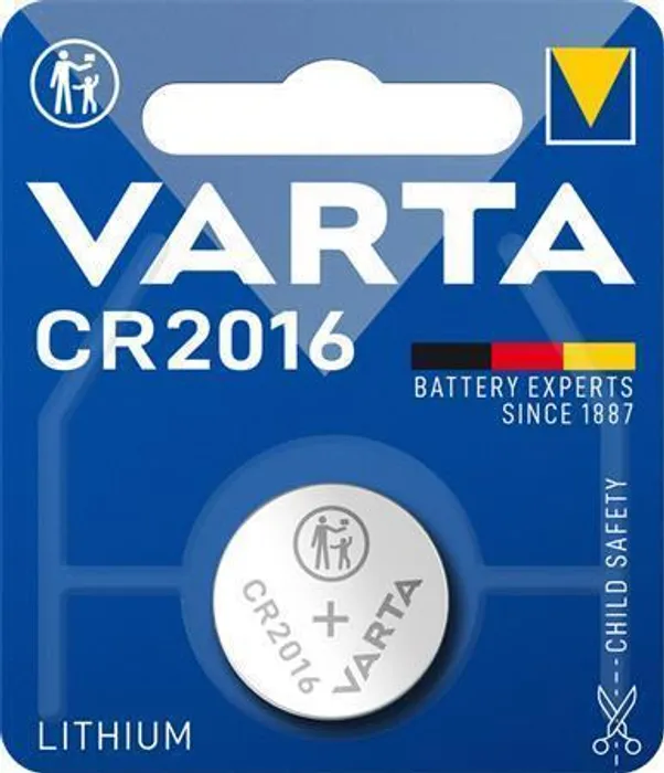 Hlavný obrázok produktu Baterie knoflíková, CR2016, 1 ks v balení, VARTA