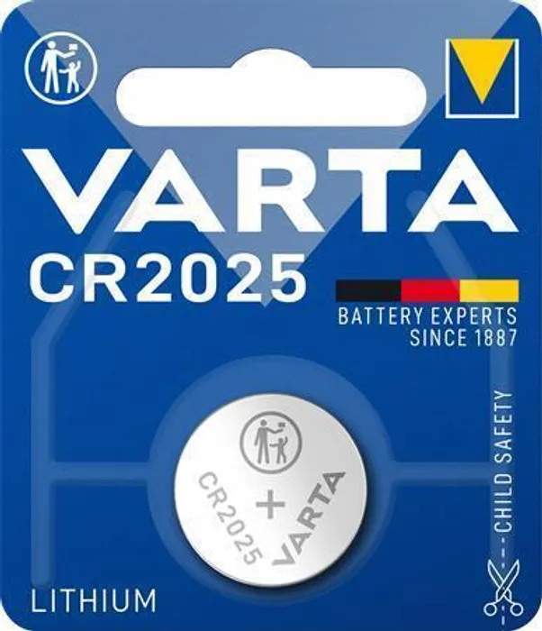 Hlavný obrázok produktu Baterie knoflíková, CR2025, 1 ks v balení, VARTA