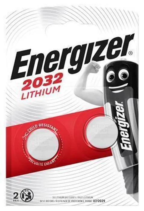 Hlavný obrázok produktu Baterie knoflíková, CR2032, 2 ks v balení, ENERGIZER