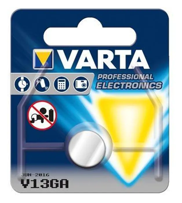 Hlavný obrázok produktu Baterie knoflíková, V13GA, 1 ks v balení, VARTA