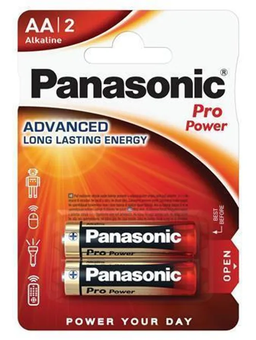 Hlavný obrázok produktu Baterie "Pro power", AA 2 ks, PANASONIC
