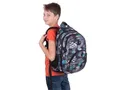 Batoh "2 in 1 Teens, Grey Corridor", šedá-černá, 2 v 1, přihrádka na notebook a audio kone